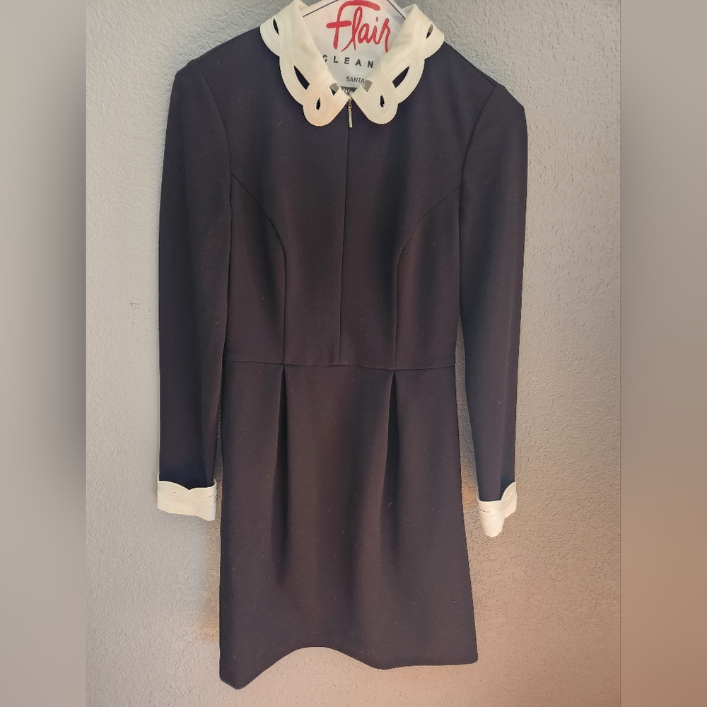 TED BARKER SHEALAH Embroidered Collar Dress